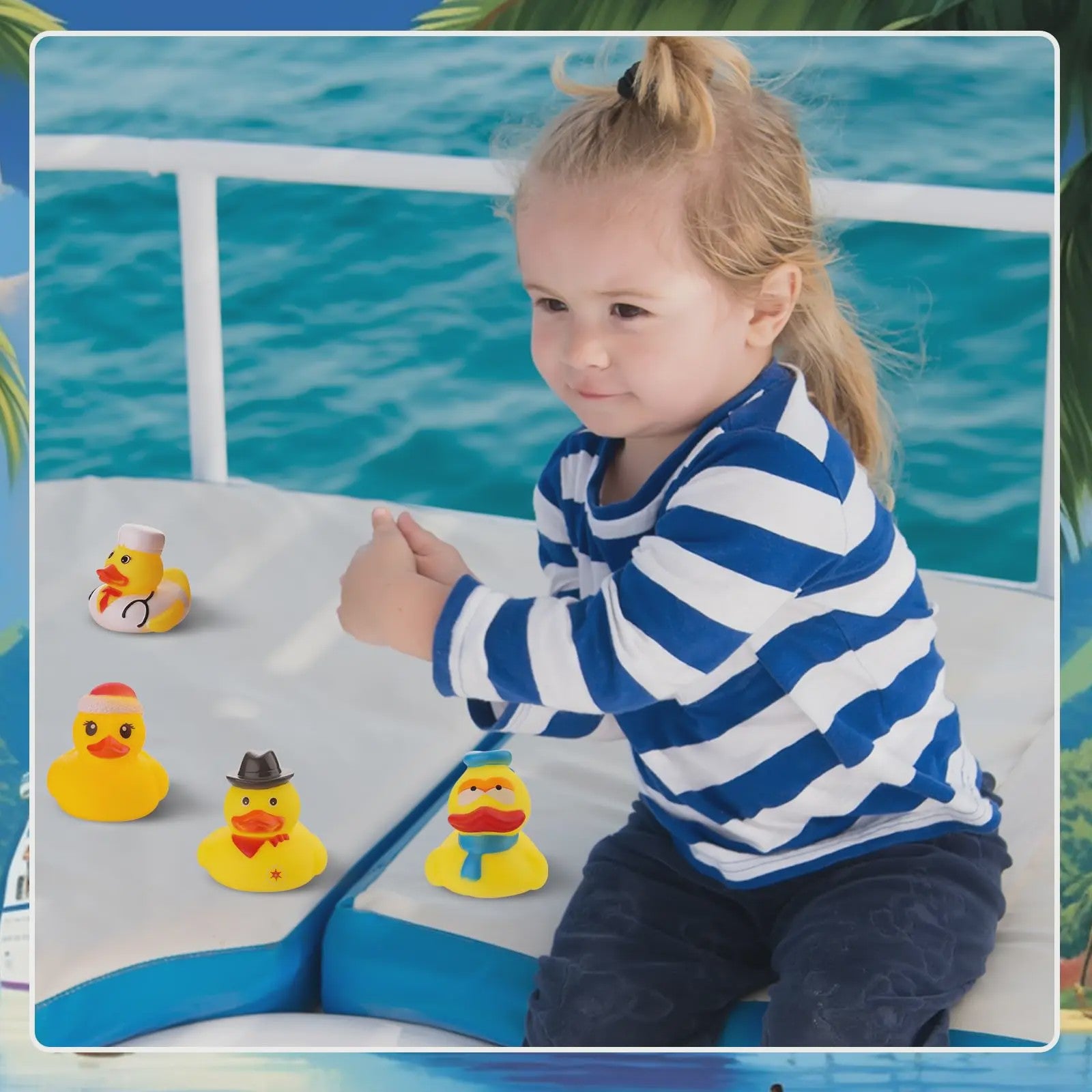 Set van 25 Mini Badeendjes - Assorti Speelgoed voor Baby Bad, Zwembad & Cruisen