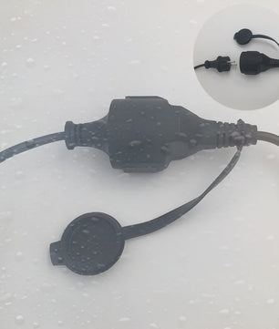 10m Waterdichte Buitenlichtsnoer Kabel met E27 Fittingen - Professionele Kwaliteit voor Tuin & Feesten