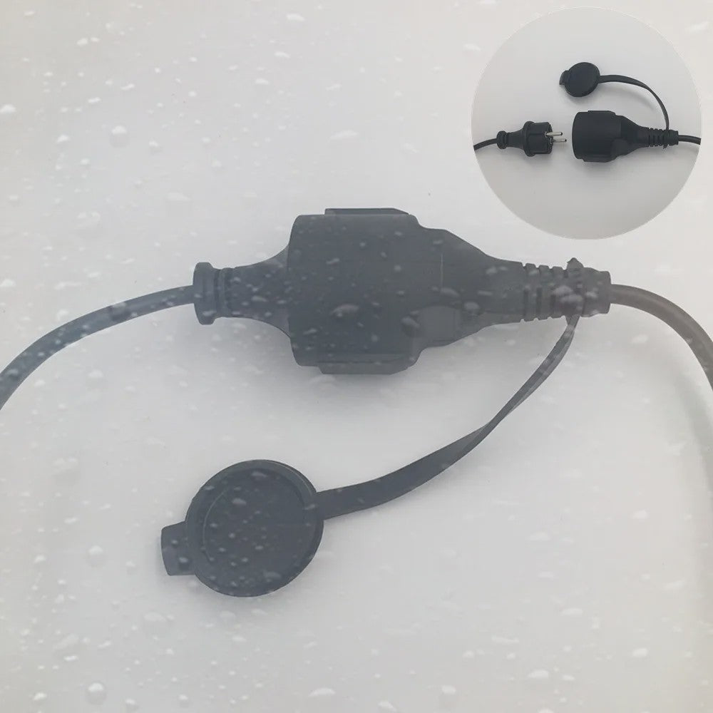 10m Waterdichte Buitenlichtsnoer Kabel met E27 Fittingen - Professionele Kwaliteit voor Tuin & Feesten