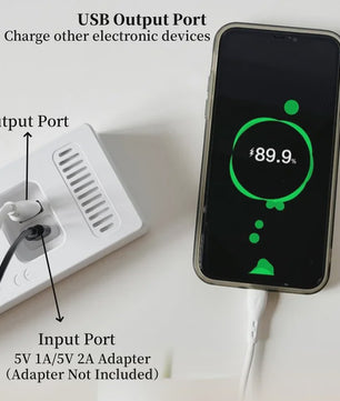 Moderne LED Digitale Wekker met USB, Temperatuur, Datum & Dual Alarm - Automatisch Dimbaar