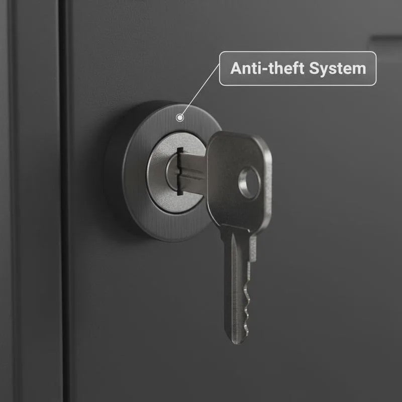 Robuuste Metalen Lockerkast - Anti-roest Design met Meerdere Lagen en Veelzijdige Opbergruimte