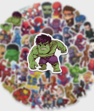Marvel Avengers Superheld Stickers - Waterdicht & Decoratief (10-200 Stuks)