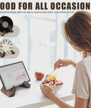 Houten Kookboekstandaard & Boeksteun - Ideaal voor Recepten, Menu's en Display in de Keuken