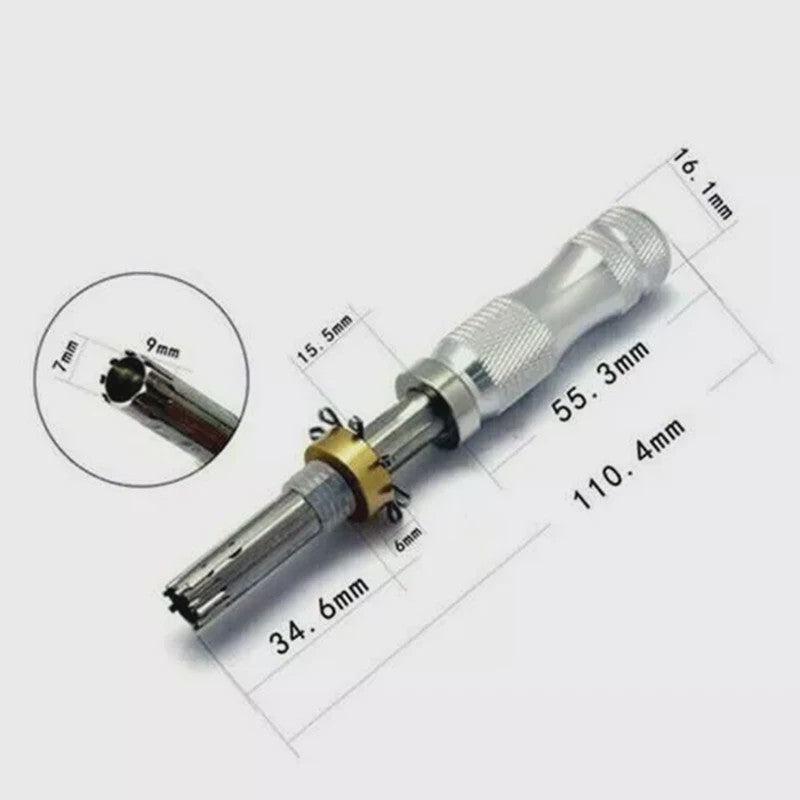 3-delige Tubular Lock Pick Set - Roestvrij Staal - 7-Pin Sloten