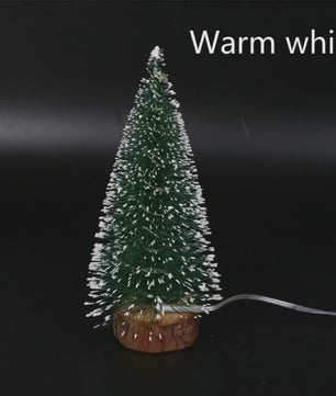 Mini Kerstboom met LED Verlichting - Sfeervolle Tafeldecoratie in 4 Maten