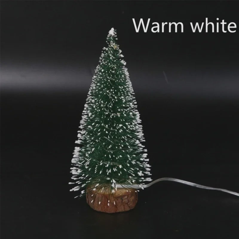 Mini Kerstboom met LED Verlichting - Sfeervolle Tafeldecoratie in 4 Maten