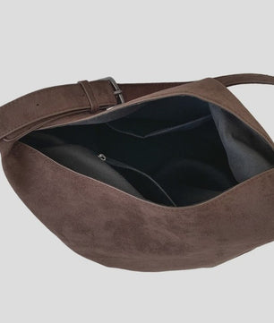 Luxe Dames Tote Bag in Suède Look - Grote Capaciteit, Retro & Veelzijdig