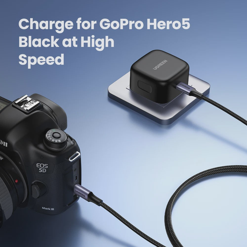 UGREEN 100W USB-C naar USB-C Kabel met E-Marker Chip - PD Fast Charging