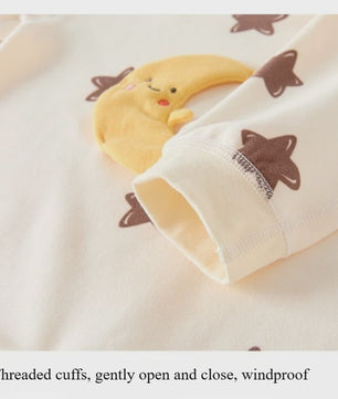 Schattige Unisex Baby Romper met Lange Mouwen - Perfect voor Herfst & Winter