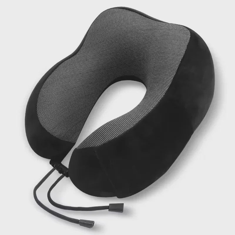Ergonomisch U-vormig Reiskussen met Traagschuim voor Nekondersteuning in Auto, Vliegtuig en Thuis