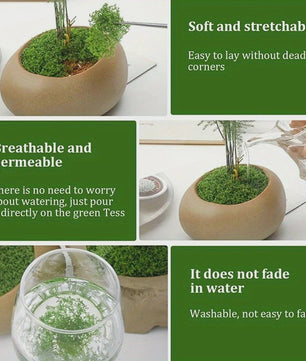 Kunstmos Groen - Decoratief Kunstgras voor DIY Projecten, Tuin & Interieur