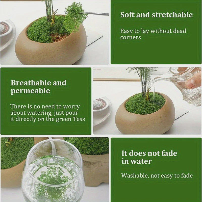 Kunstmos Groen - Decoratief Kunstgras voor DIY Projecten, Tuin & Interieur
