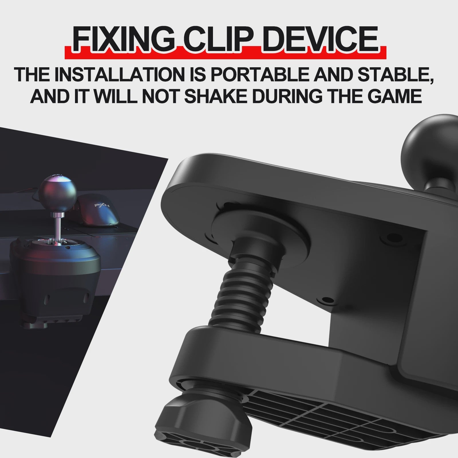 PXN A7 Gaming Shifter: 6+R Versnellingen, P-Brake & High-Low Knop, USB/RJ11/DIN