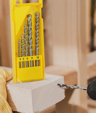 DeWalt DT6952 Steenboor Set 5-delig | Maten 4, 5, 6, 8, 10 mm | Duurzaam & Multifunctioneel