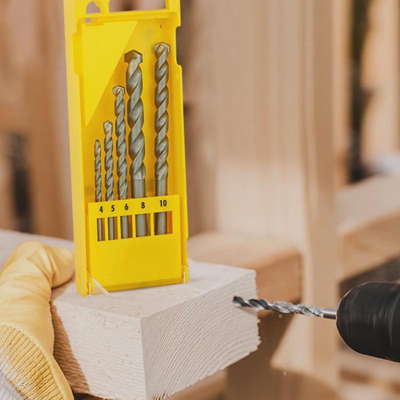DeWalt DT6952 Steenboor Set 5-delig | Maten 4, 5, 6, 8, 10 mm | Duurzaam & Multifunctioneel