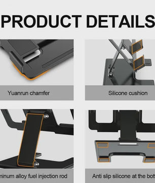 Universele Metalen Tabletstandaard - Verstelbaar & Draagbaar voor iPad en andere tablets