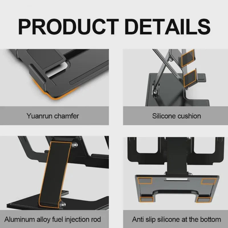 Universele Metalen Tabletstandaard - Verstelbaar & Draagbaar voor iPad en andere tablets