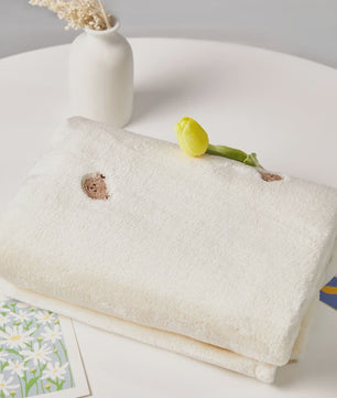 Zachte Baby Deken Fleece - Geboorte Swaddle, Kinderwagen & Ledikant - Antraciet met Sterren