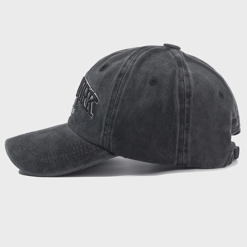 New York Baseball Cap - Washed Katoen Snapback voor Heren & Dames