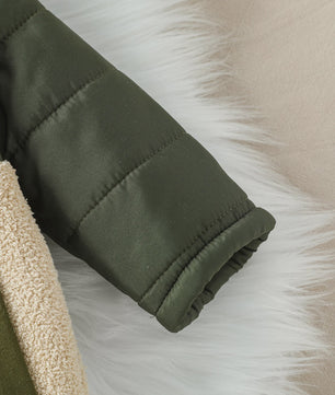 Schattige Baby Romper met Berenoren - Winter Fleece Jumpsuit voor Jongens & Meisjes (0-24M)