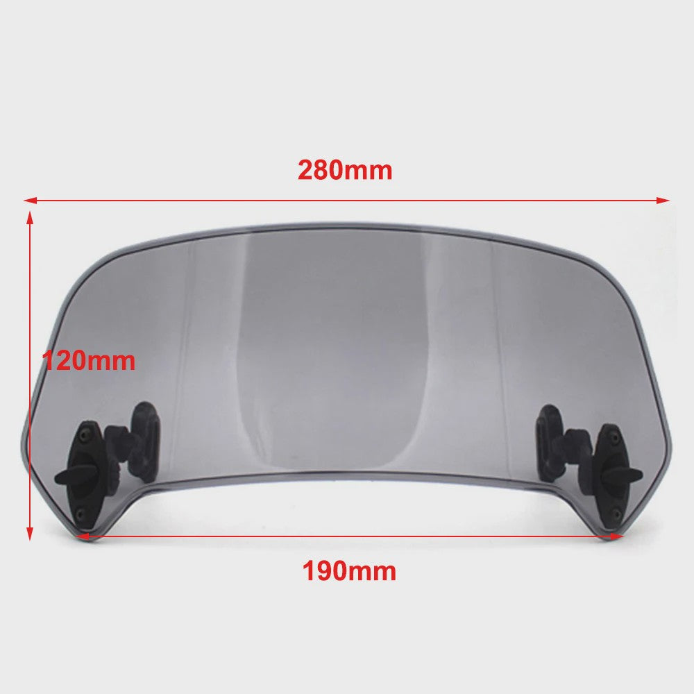 Universeel Motor Windscherm Verstelbaar - Spoiler Winddeflector