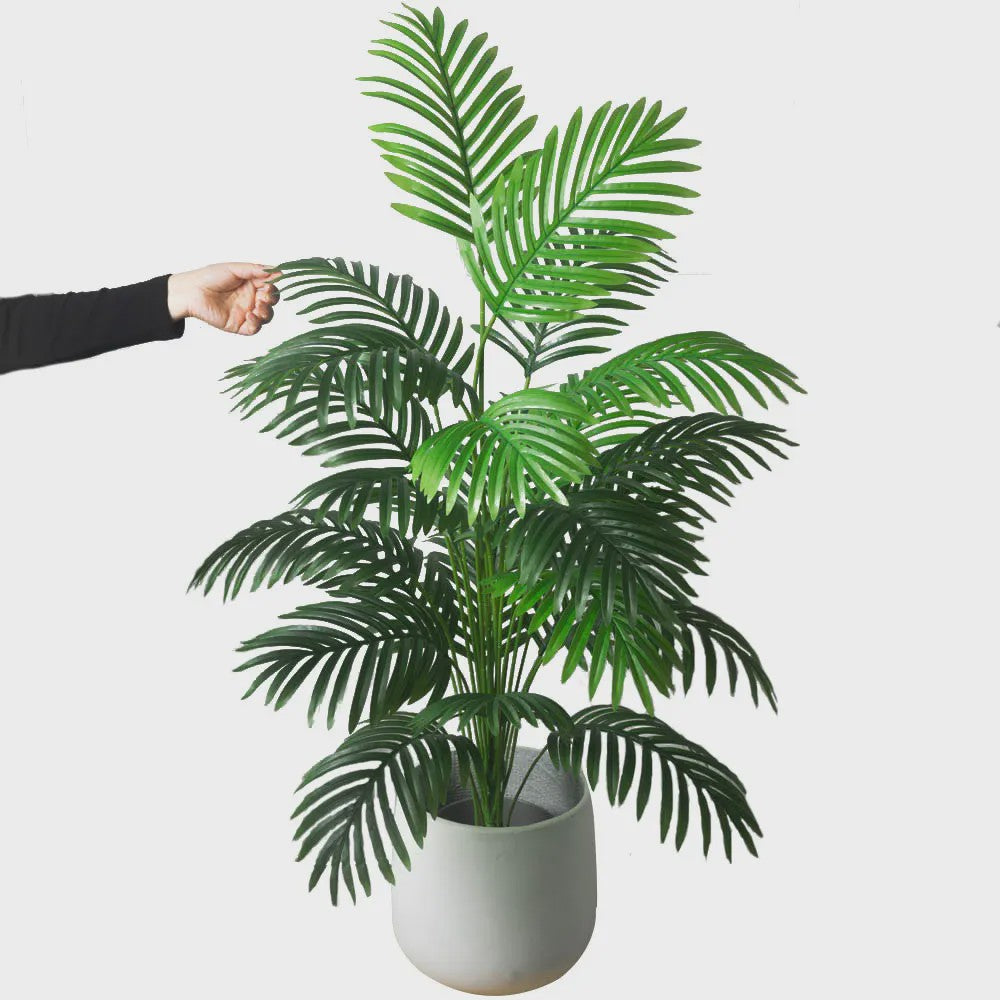 Grote Kunstpalmboom 90-120cm - Tropische Nep Plant voor Huis & Tuin Decoratie