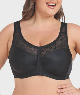 Comfortabele Minimizer Beugel BH met Kant - Volle Cup & Brede Afneembare Bandjes