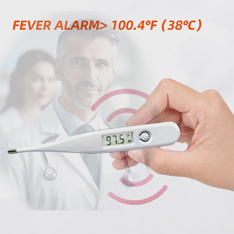 Digitale Medische Thermometer & Vinger Pulse Oximeter - Betrouwbare Lichaamstemperatuur & Zuurstofmeting