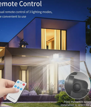 234 LED Solar Wandlamp met Bewegingssensor - Waterdicht IP65, Split Design voor Buiten en Garage