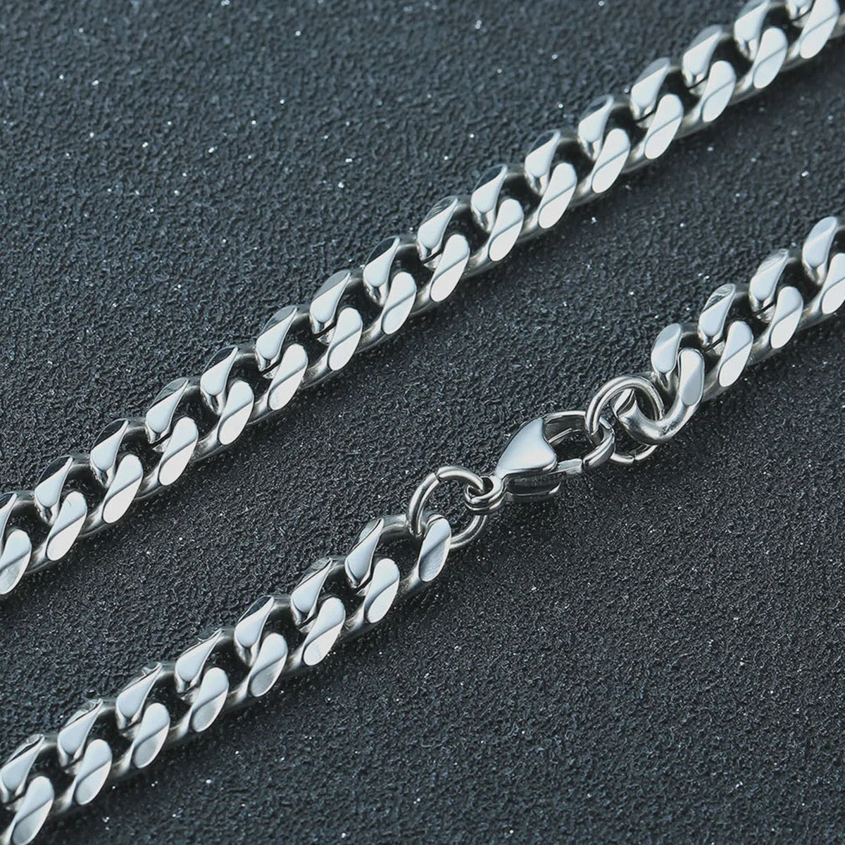 Vnox Gouden Kubaanse Ketting - Roestvrij Staal Unisex Halsketting