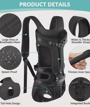Draagbare Hond Rugzak - Handsfree Honden Carrier voor Outdoor Avonturen