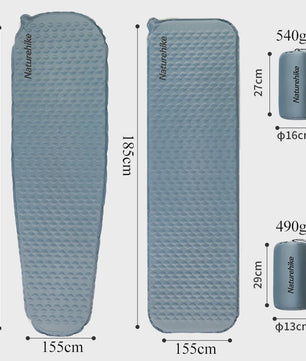 Naturehike Ultralichte Zelfopblaasbare Slaapmat - Comfortabel & Compact Kamperen