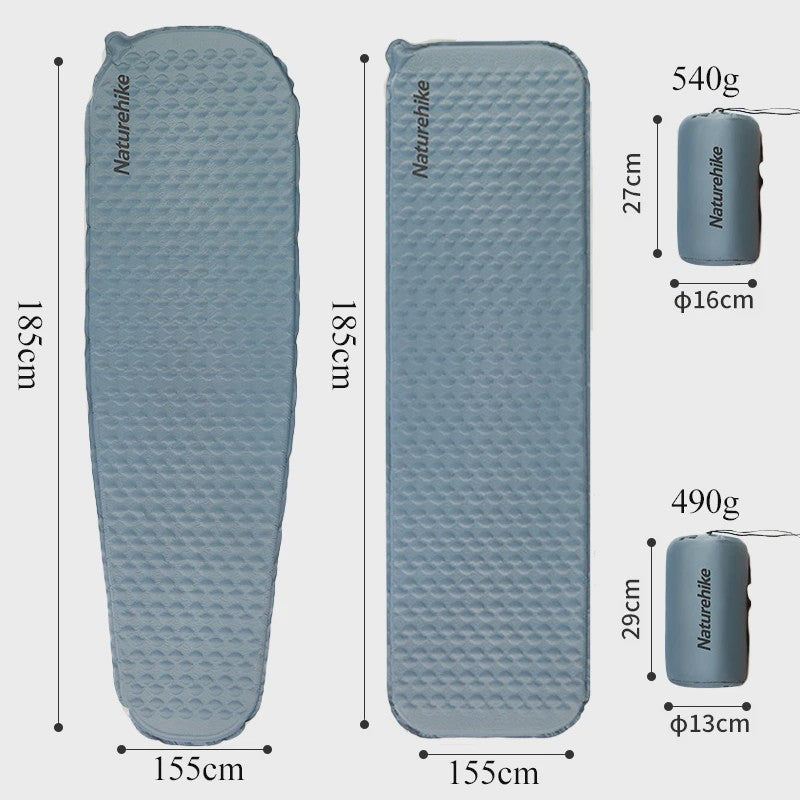 Naturehike Ultralichte Zelfopblaasbare Slaapmat - Comfortabel & Compact Kamperen