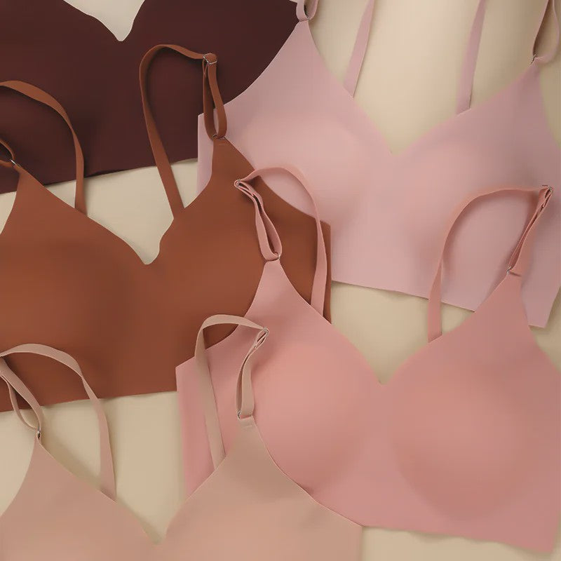 Naadloze Push-Up BH met IJszijde - Comfortabele Crop Top Stijl