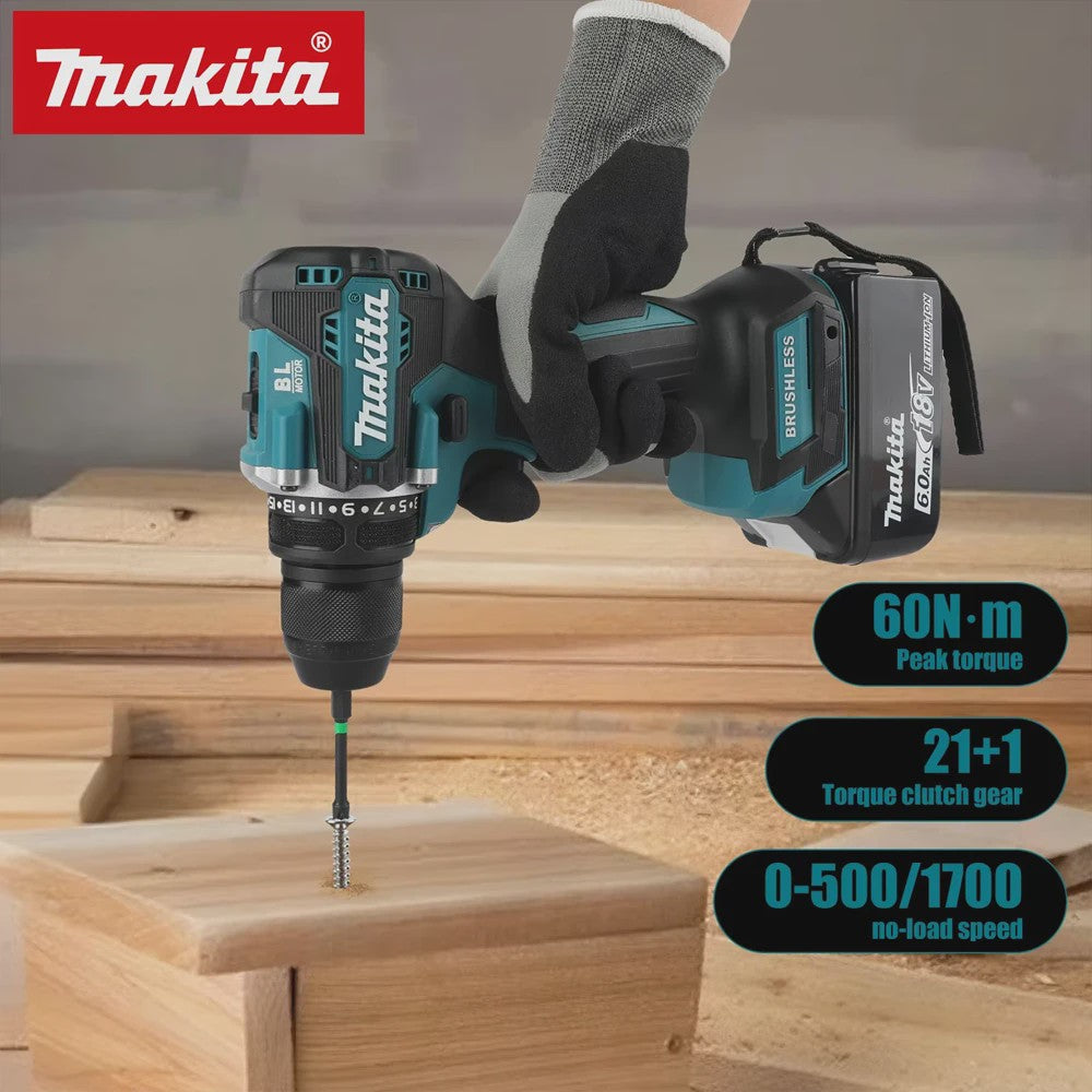 Makita DDF487 18V Brushless Accu Schroefmachine - Compact & Krachtig