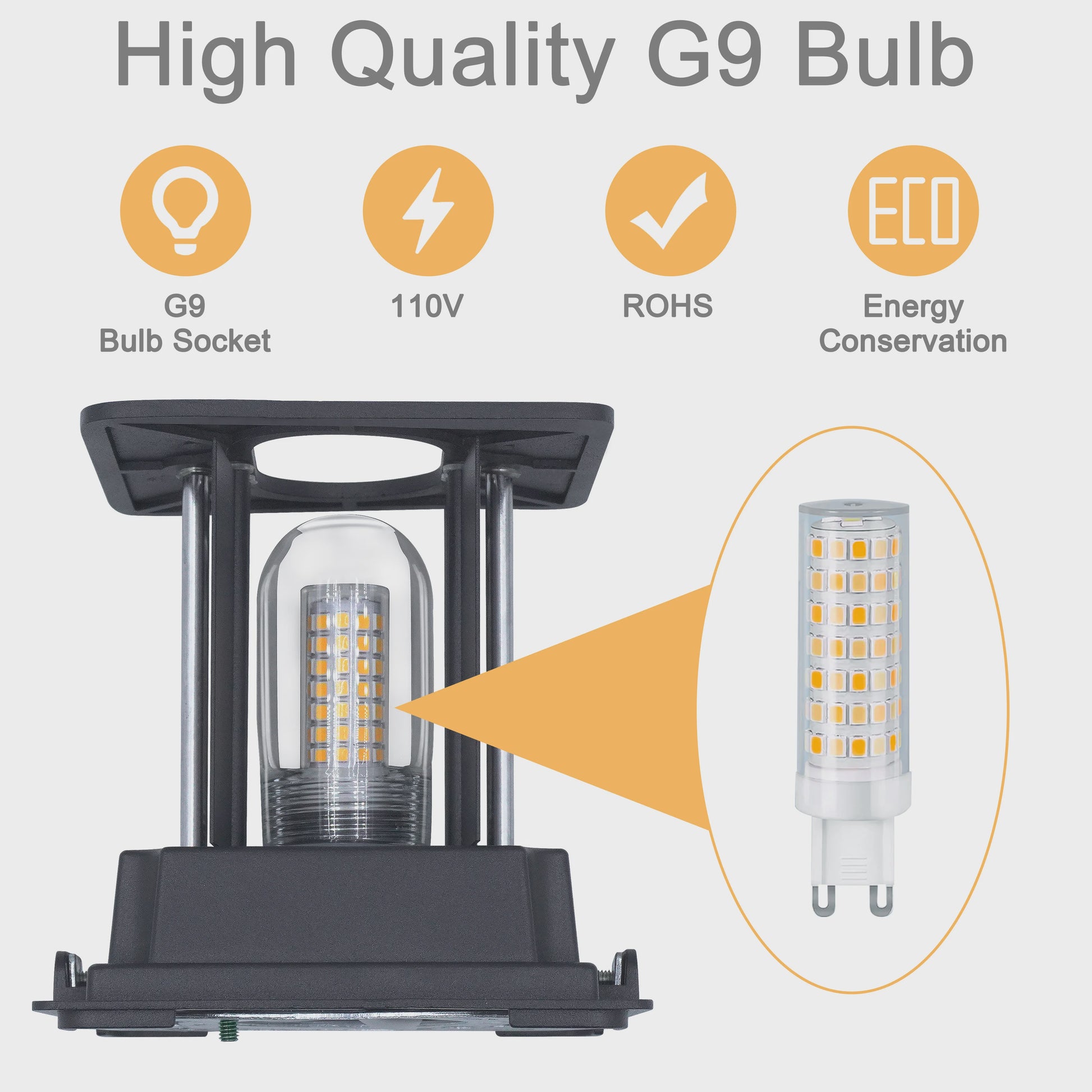 Moderne G9 LED Wandlamp Waterdicht IP65 Aluminium - Buiten & Binnen Gebruik