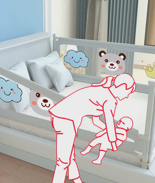 IMBABY Bedhek Verstelbaar & Wasbaar - Veilige Baby Bedhekjes voor Kinderen