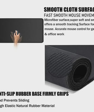 Extra Grote Bureau Mat - Minimalistisch Design Muismat voor Gaming & Kantoor