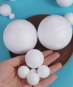 Mini Polystyreen Ballen Wit - Decoratie & Kerstversiering