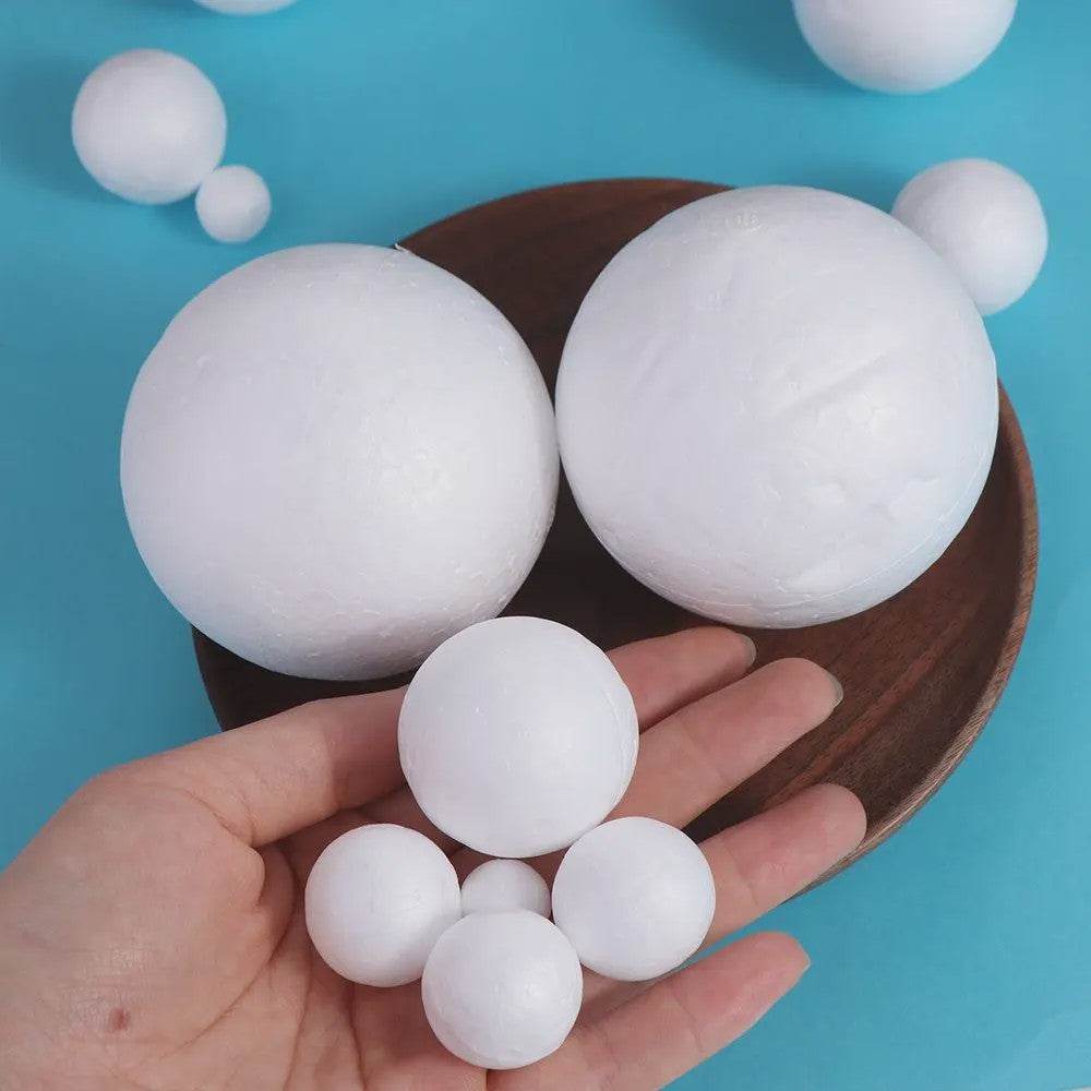Mini Polystyreen Ballen Wit - Decoratie & Kerstversiering