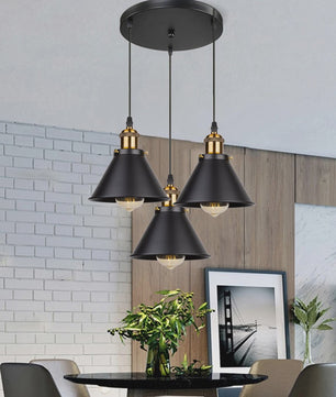 Retro Hanglamp Loft Stijl - Industriële Plafondlamp met E27 Fitting