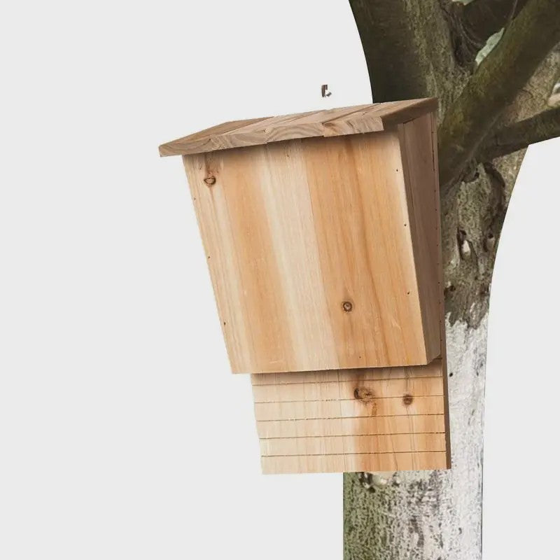 Houten Vleermuishuisje - Natuurlijke Habitat en Decoratie voor Buiten