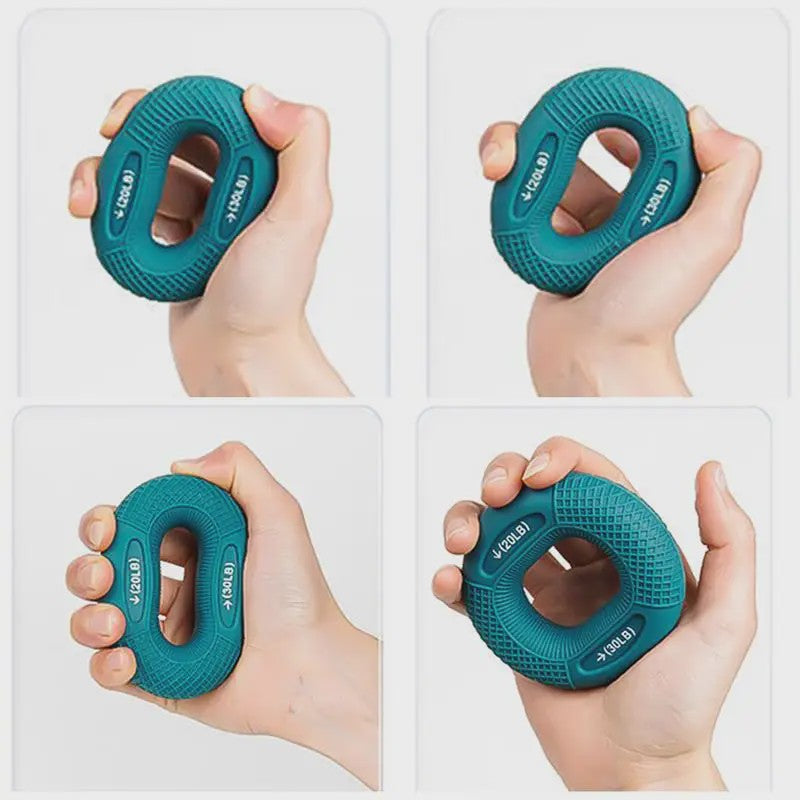 Siliconen Handtrainer Ring - Gripkracht & Vinger Sterkte Oefenapparaat