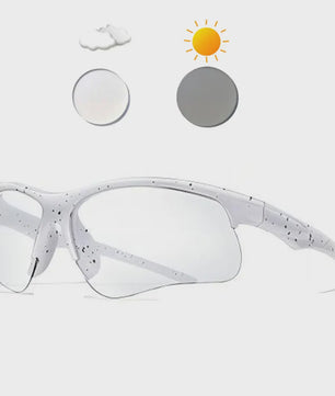 Photochrome Fietsbril - UV-bescherming & Winddicht voor Mannen & Vrouwen | Sport & Outdoor