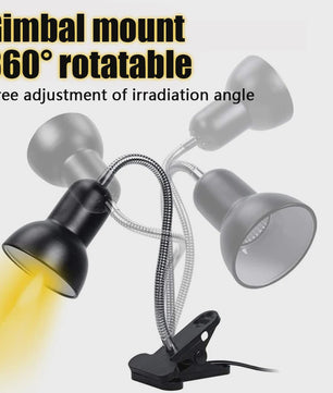 Reptielen Warmtelamp Houder UVA UVB Dimbare Zonnebank Spot 220-240V