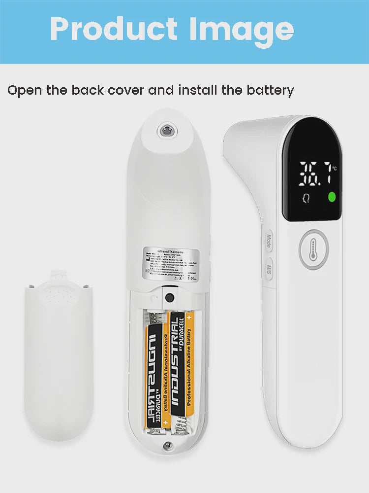 Digitale Infrarood Thermometer - Contactloos Meten voor Baby & Volwassene