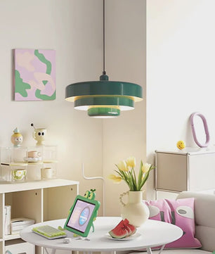 Retro Oranje Plafondlamp - Stijlvolle Hanglamp voor Eetkamer, Restaurant & Bar