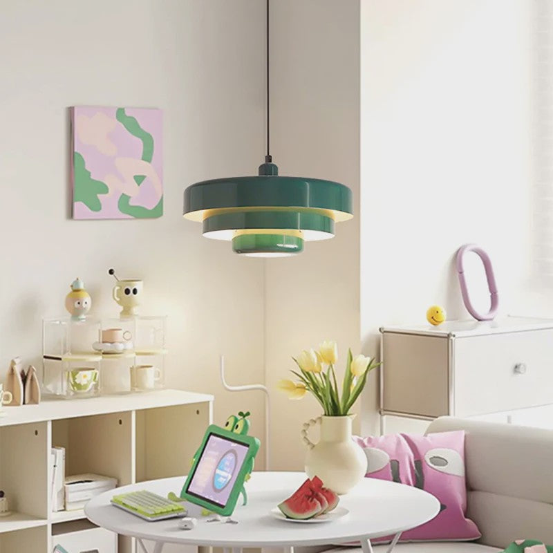 Retro Oranje Plafondlamp - Stijlvolle Hanglamp voor Eetkamer, Restaurant & Bar