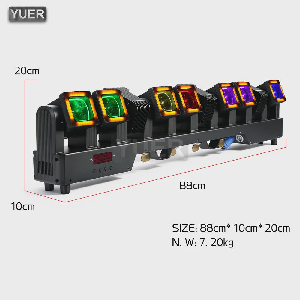 10x40W LED RGBW Moving Head Light - Beam, Wash & Pixel Effect
