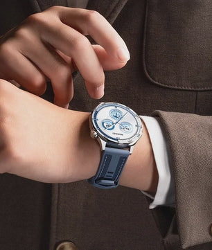 22mm Nylon & Siliconen Horlogeband voor Huawei Watch GT/Pro (46mm)